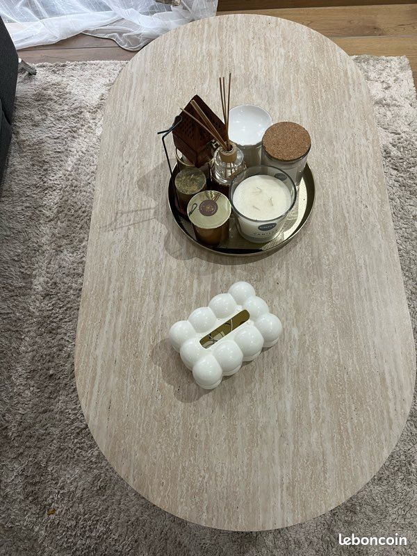 Lot de Table À Manger et Table Basse (image 12)