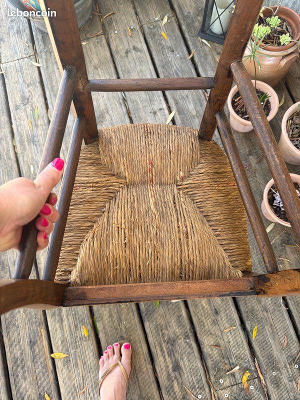 Chaise campagne vintage (image 3)