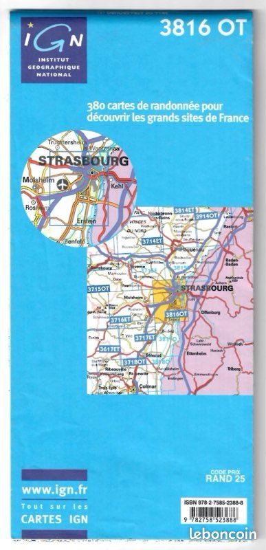 2 Cartes IGN Tour De France 1994 Et 1997 – Cyclisme, Collection