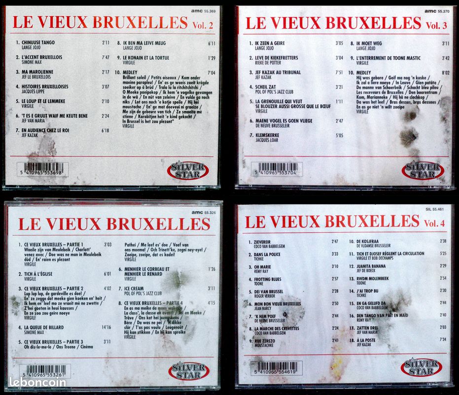 4 compilations CD 'LE VIEUX BRUXELLES (image 2)