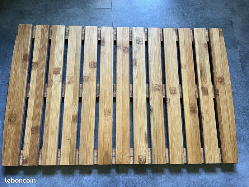 Tapis de bain en bambou (image 1)