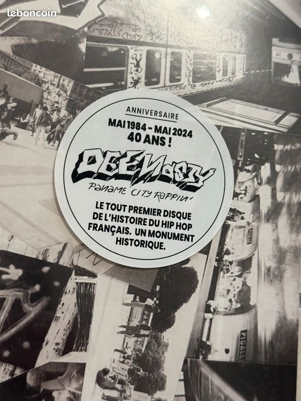Disque Vinyle LP Dee Nasty Paname City Rappin' (image 2)