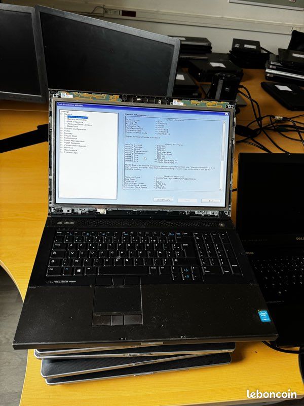 Dell Precision M6800 i7 4800MQ – 8 Go RAM – AZERTY – Pro – Pièces / Réparation (image 1)