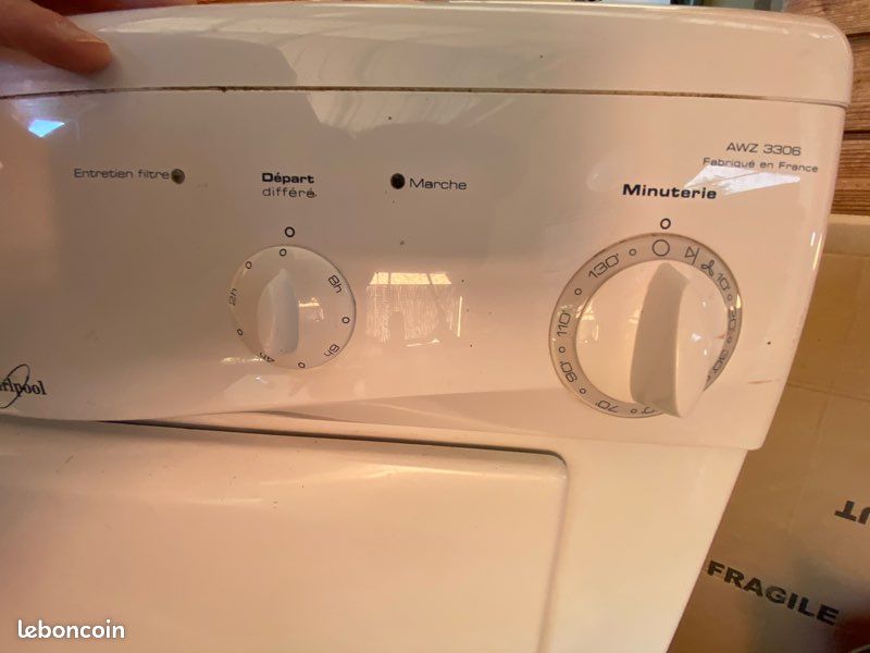 Sèche-linge évacuation Whirlpool 6 kg — AWZ 3306 (image 3)