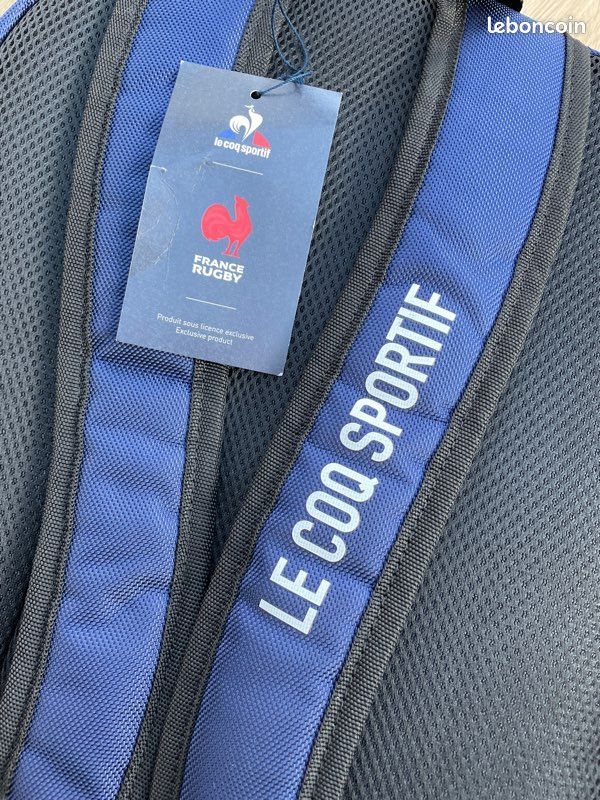 Pochette Rugby Homme Clj Charles Le Jeune - Bleu Ciel Et Marine - Microfibre - Taille Unique