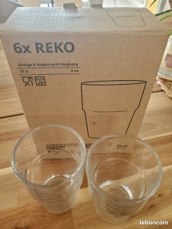 Lot 90 verres REKO IKEA (image 2)