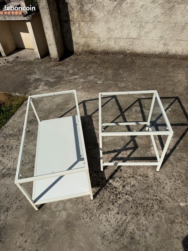 Table Gigognes blanches IKEA (image 4)