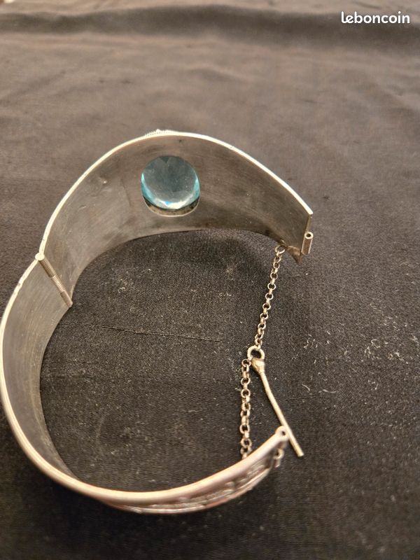Bracelet En Argent Massif - Style épuré Et Intemporel - Occasion En Bon état