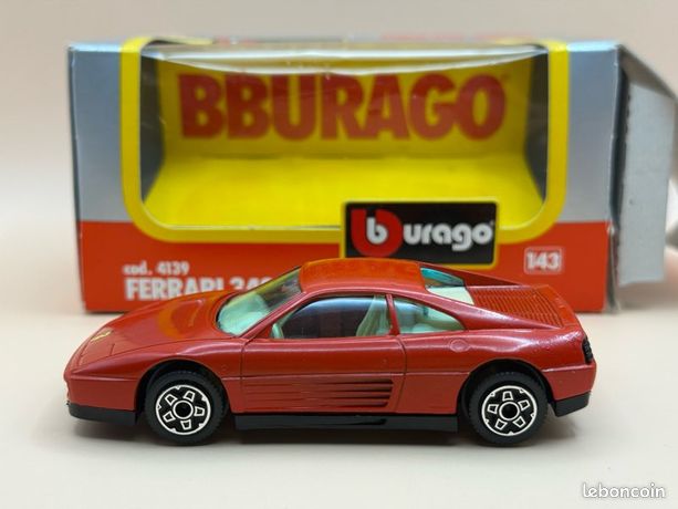 1/43 BBR Ferrari 348 Tb Dans Vitrine Édition Concessionnaire TRÈS RARE