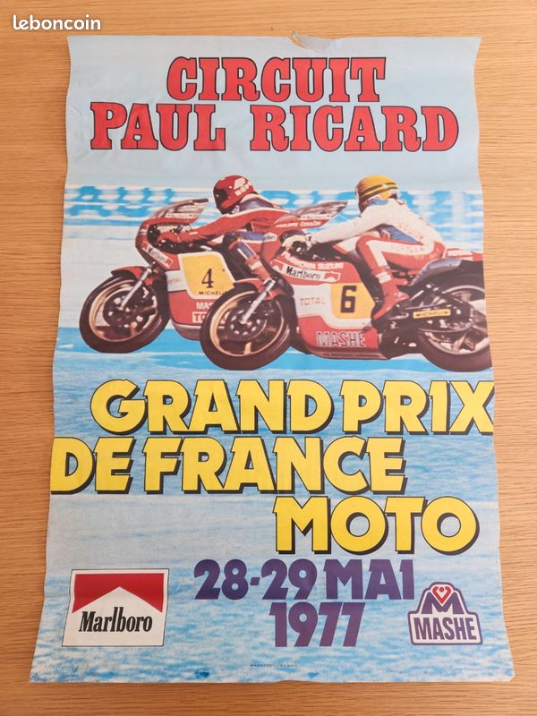 Bob Vintage Grand Prix De France Moto Course - Années 70/80 - Jamais Porté