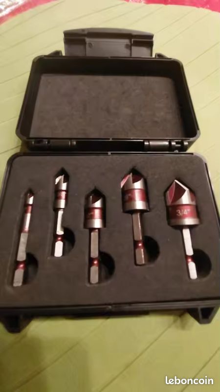 CoCud Alésoir 5,8mm M35 Cobalt - 2 Pièces Alésoirs De Précision D4 Pour Machine Et Tour