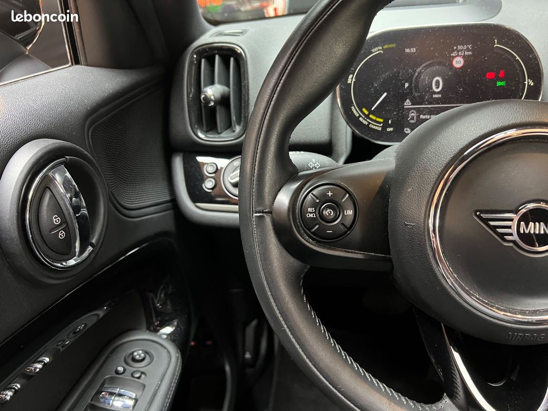 MINI COUNTRYMAN PHASE 2 COOPER SE 220CH HYBRID PHEV ALL4 NORTHWOOD BVA/ CUIR CHAUFFANT / T.O. / CARPLAY / TETE HAUTe (image 23)