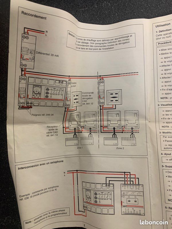 Programmateur de chauffage 2zones (image 2)