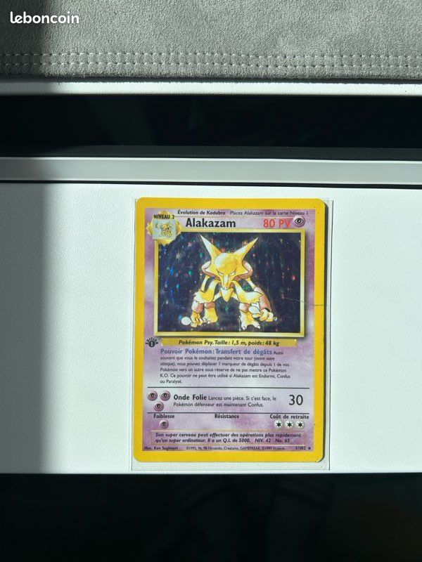 Alakazam 1/102 set de base dition 1 - Collection