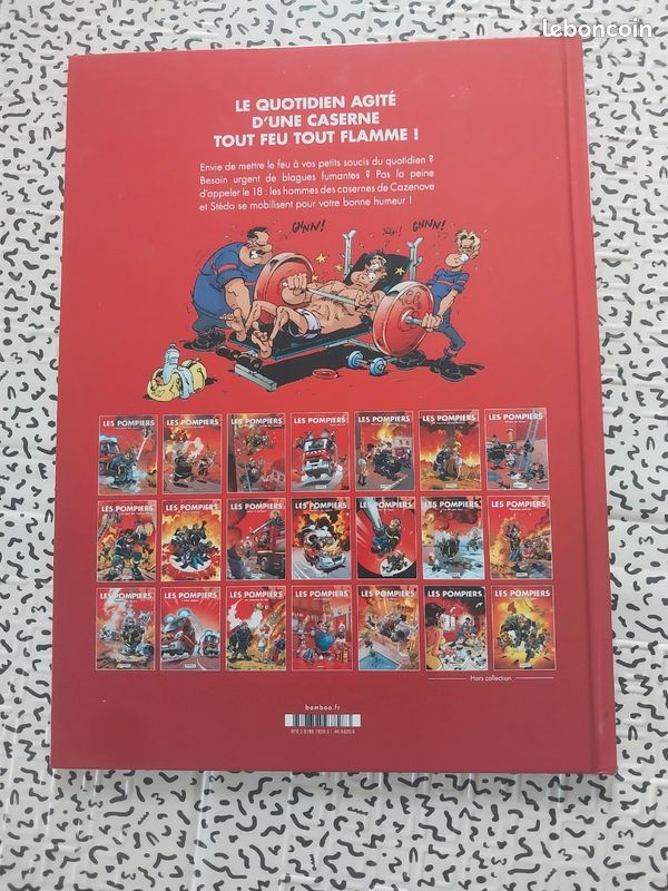 Bd les pompiers la ligue des sapeurs heros bamboo edition cazenove stedo humour tbe (image 2)