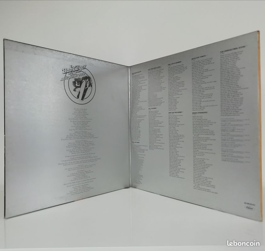 Bob Seger and The Silver Bullet Band Disque vinyle 33 tours LP Stranger in town (image 3)
