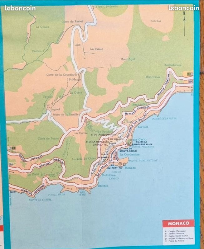Carte du sud est de la France_Esso_1962*Reservé André (image 10)