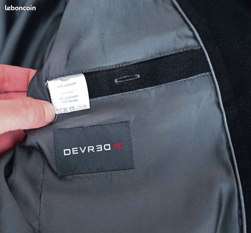 Devred veste longue noire. Taille M (image 5)