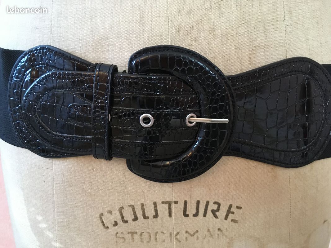 Superbe ceinture cuir et strech (image 2)
