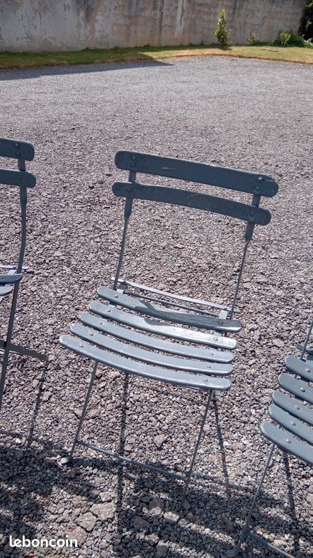 4 chaises jardin vintage (image 1)