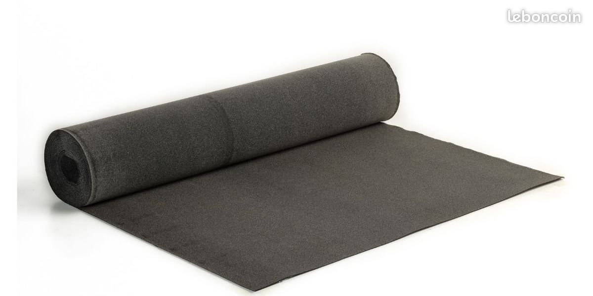 Voile de verre Sous-couche bitumineuse 3 tt noir l.1 x L.10 m (chape bitume) (image 3)