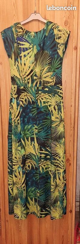 Magnifique Robe d'été Taille 40/ Motifs floraux/Jungle (image 3)