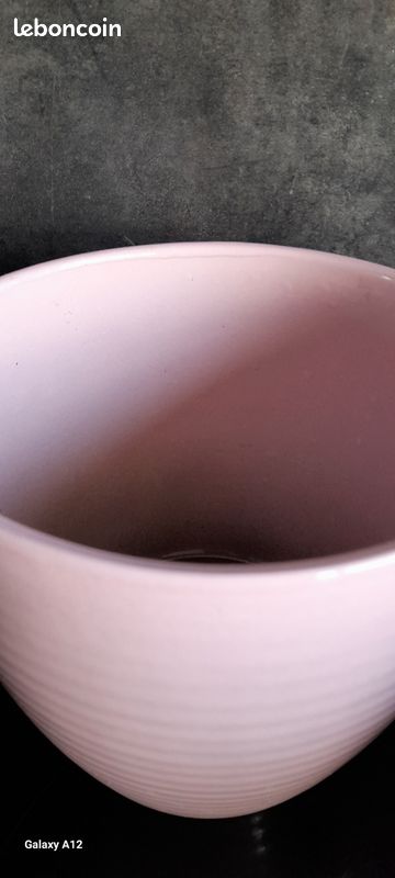 Cache pot ht 17cm rose (image 2)