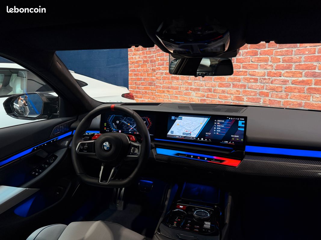 BMW M5 G90/G99 PHEV 727cv BVA8 XDrive - GARANTIE 07/2028 - CARBONE - Bower&Wilkins - HUD - IMMAT FRANCE (image 12)