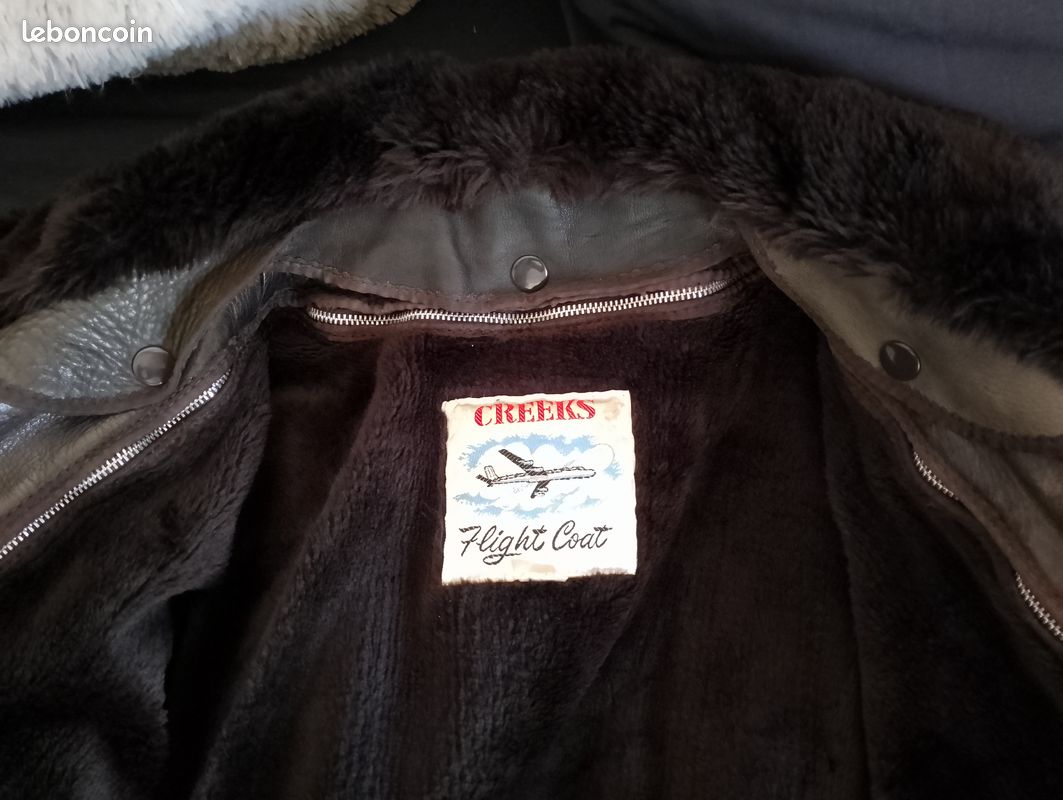 Blouson en cuir "Aviateur" (image 2)