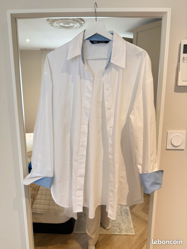 Chemise Blanche Zara Femme Longue Chemise Zara Robe Blanche Robe