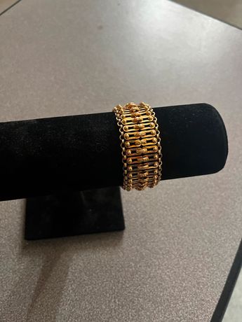 Bracelet semainier en or 18 carats d'occasion - Des bijoux en or