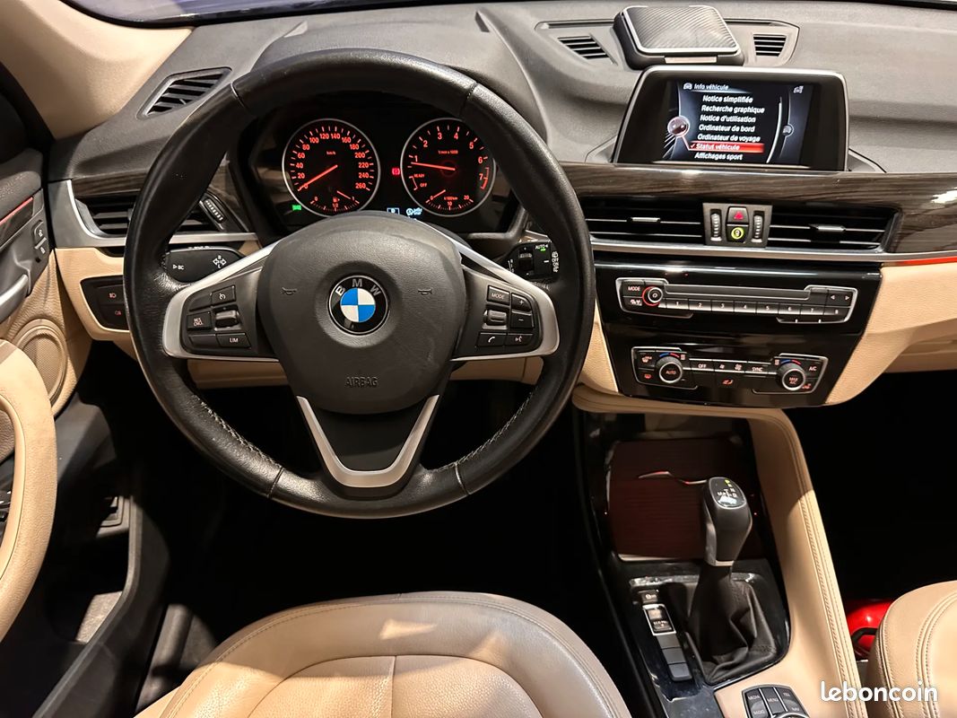 BMW X1 2.0 192ch Lounge - 2017 - 94 500 km - Faible kilométrage - Boîte auto (image 10)