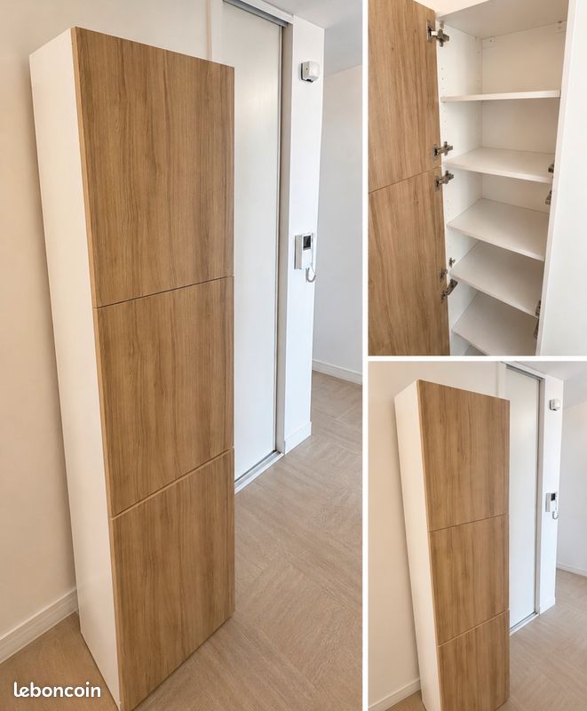 Meuble IKEA BESTÅ 3 portes – 60 × 42 × 193 cm (image 1)