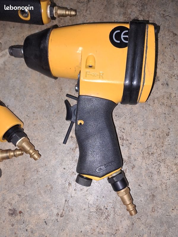 Lot Outils Pneumatiques en TBE ou Neuf pour la clé à rochet et meuleuse (image 2)