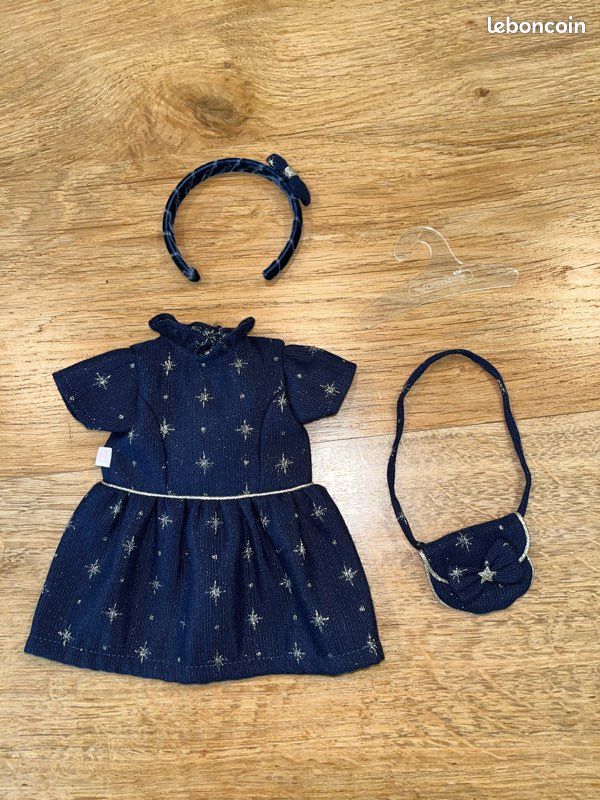 36 cm Sergent Major Ensemble robe de fête avec sac et serre tête (image 8)