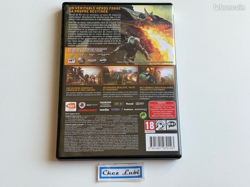 The Witcher 2 Assassins Of Kings - Enhanced Edition - PC - FR - Avec Notice (image 3)