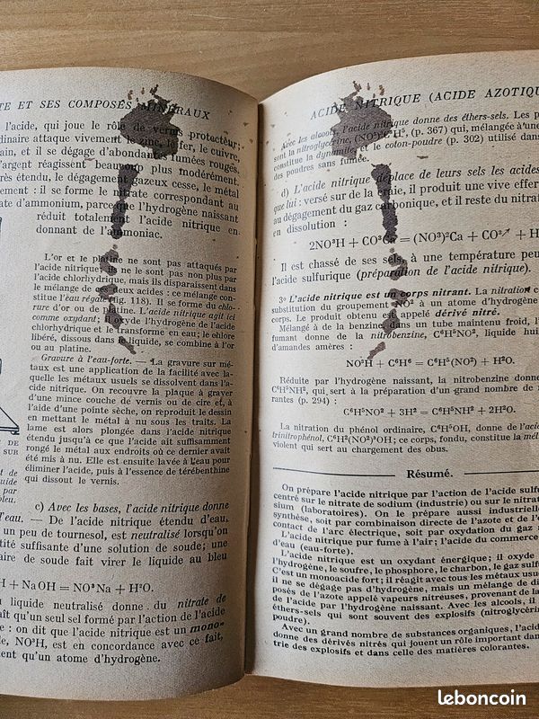 Chimie- Brevet élémentaire programme 1920 (image 10)