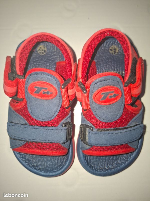 Sandales de sport confort - Bleu/Rouge - Taille 25 (image 1)