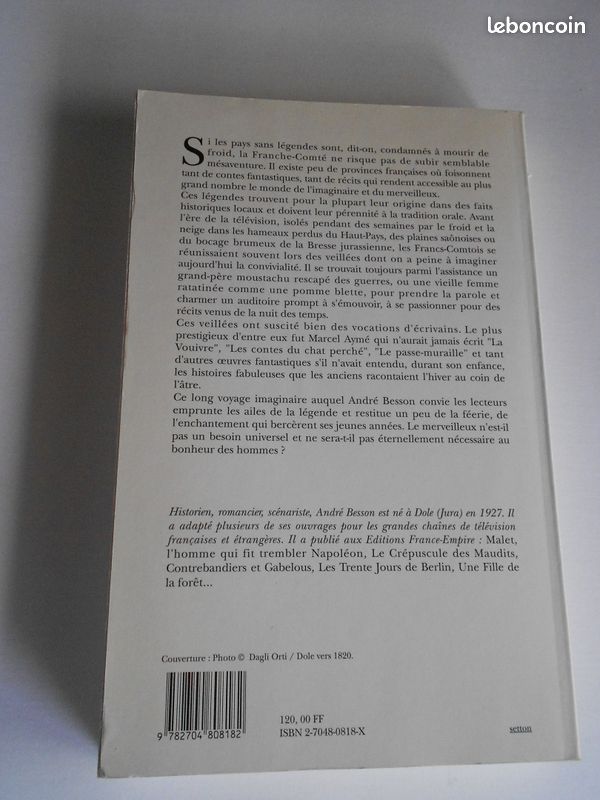 CONTES et LEGENDES du PAYS COMTOIS André Besson (image 2)