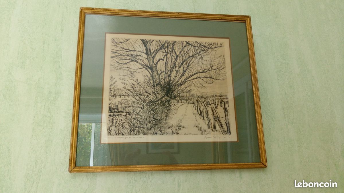TABLEAU réalisé à l'encre (image 1)