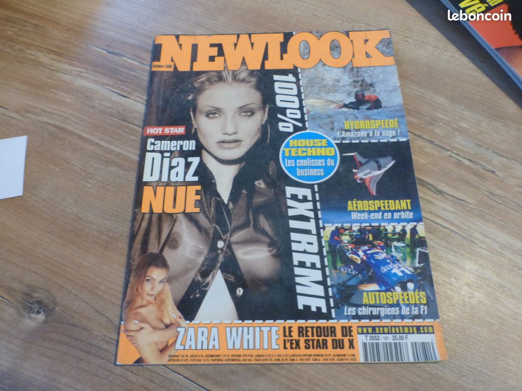 Magazine adultes NEWLOOK n° 181 oct 1998 cameron DIAZ - Livres