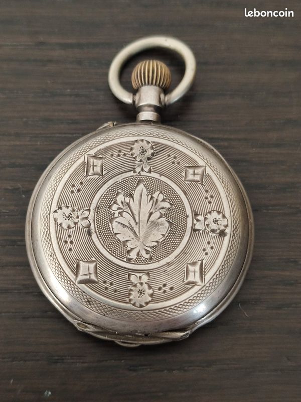 Montre Gousset En Argent Massif – À Réviser Ou Pour Pièces