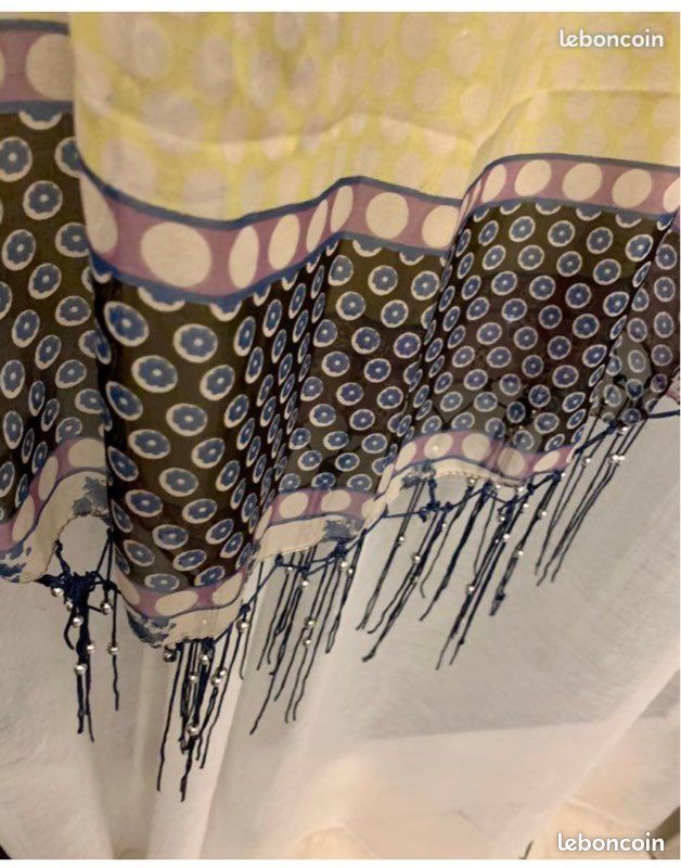 Écharpe polyester colorée (image 4)