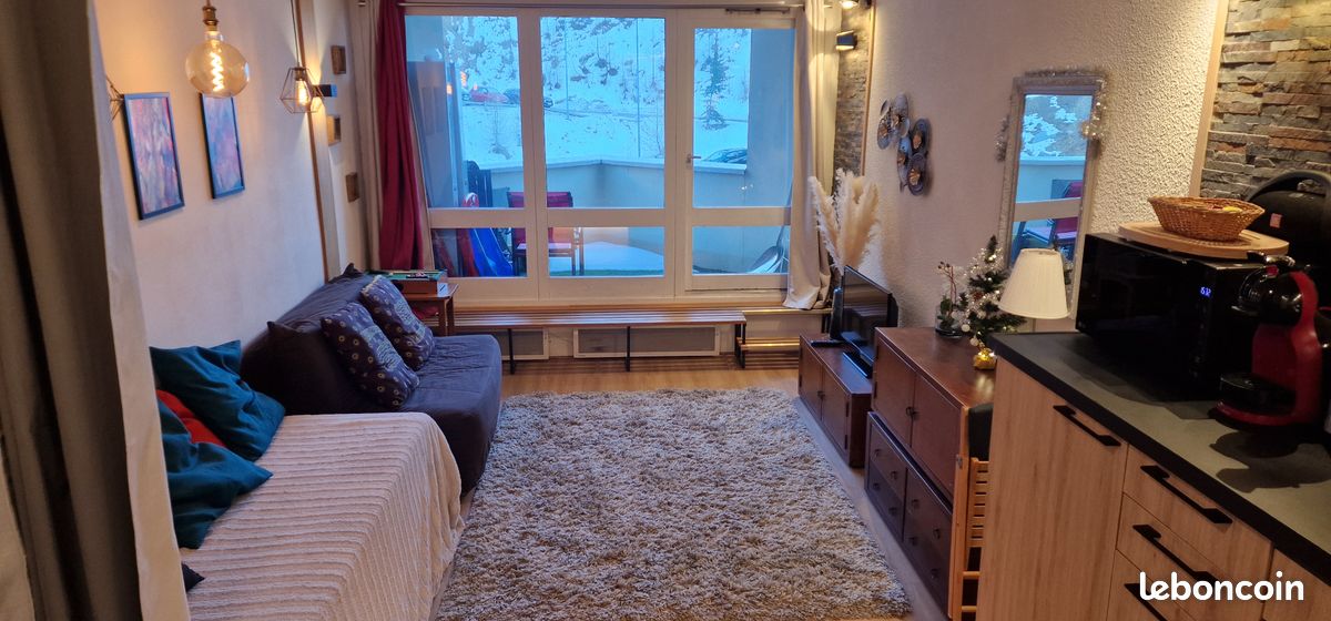 Studio Front de neige avec parking privé Isola 2000 (image 4)
