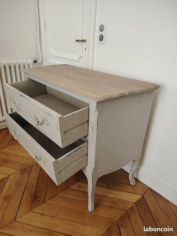 Commode en bois style campagne chic (image 7)