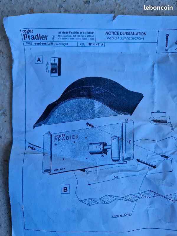 Éclairage extérieur (roger pradier) (image 2)
