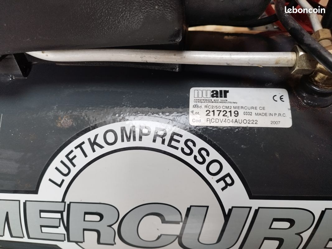 Compresseur HP2 Lt 50 Mercure (image 3)