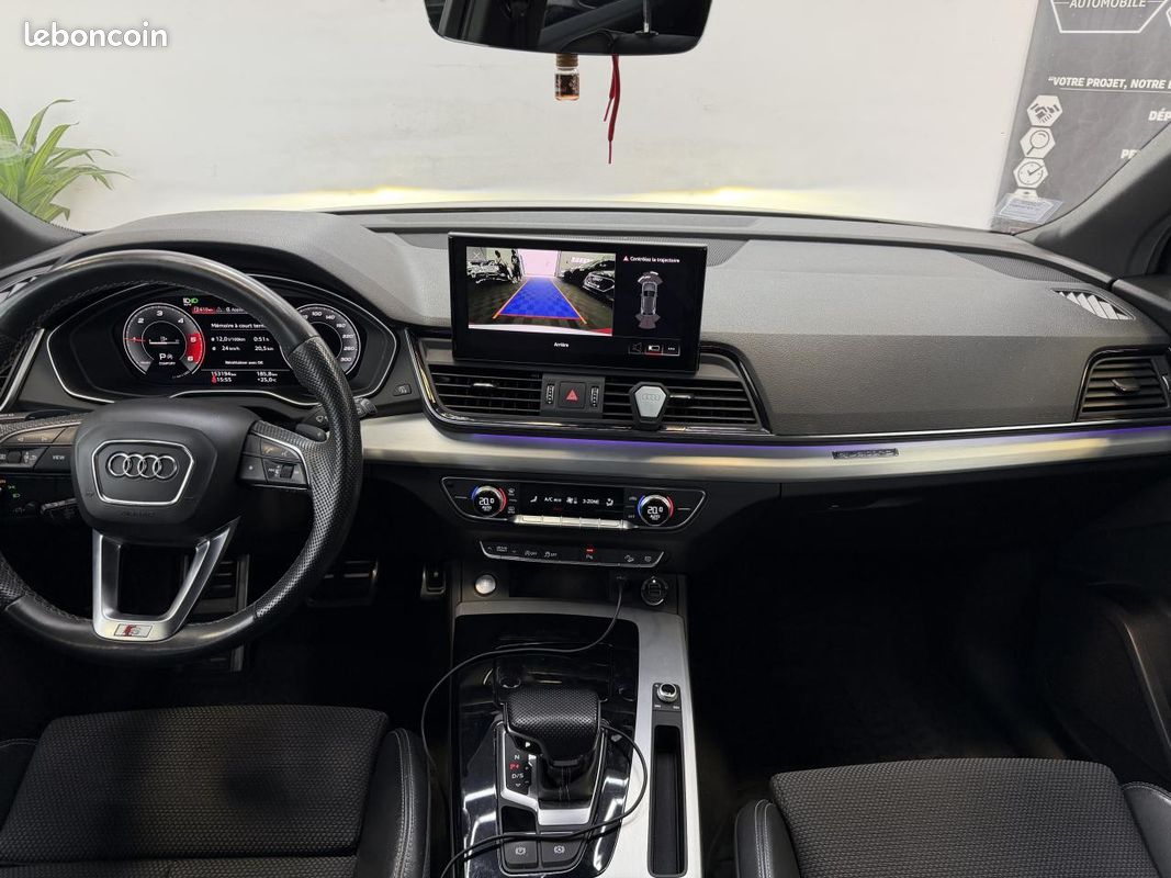AUDI Q5 (439EUROS/MOIS)Quattro 2.0 40 TDI Hybrid 204cv BVA S line PHASE 2 (image 12)