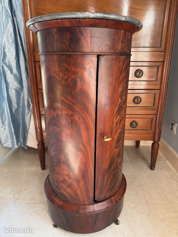 Somno Empire Acajou flammé , très beau marbre « à cuvette » Gris Turquin (rare) (image 18)
