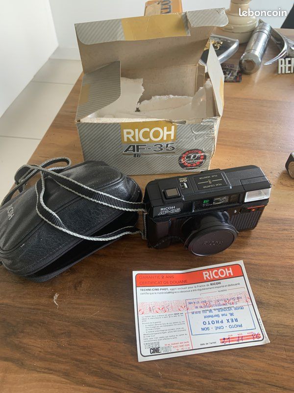 Appareil photo argentique compact Ricoh 500 RF 35 mm + rouleau de film gratuit - Photographie - France